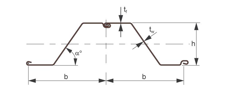 Cold formed sheet pile section - PAZ
